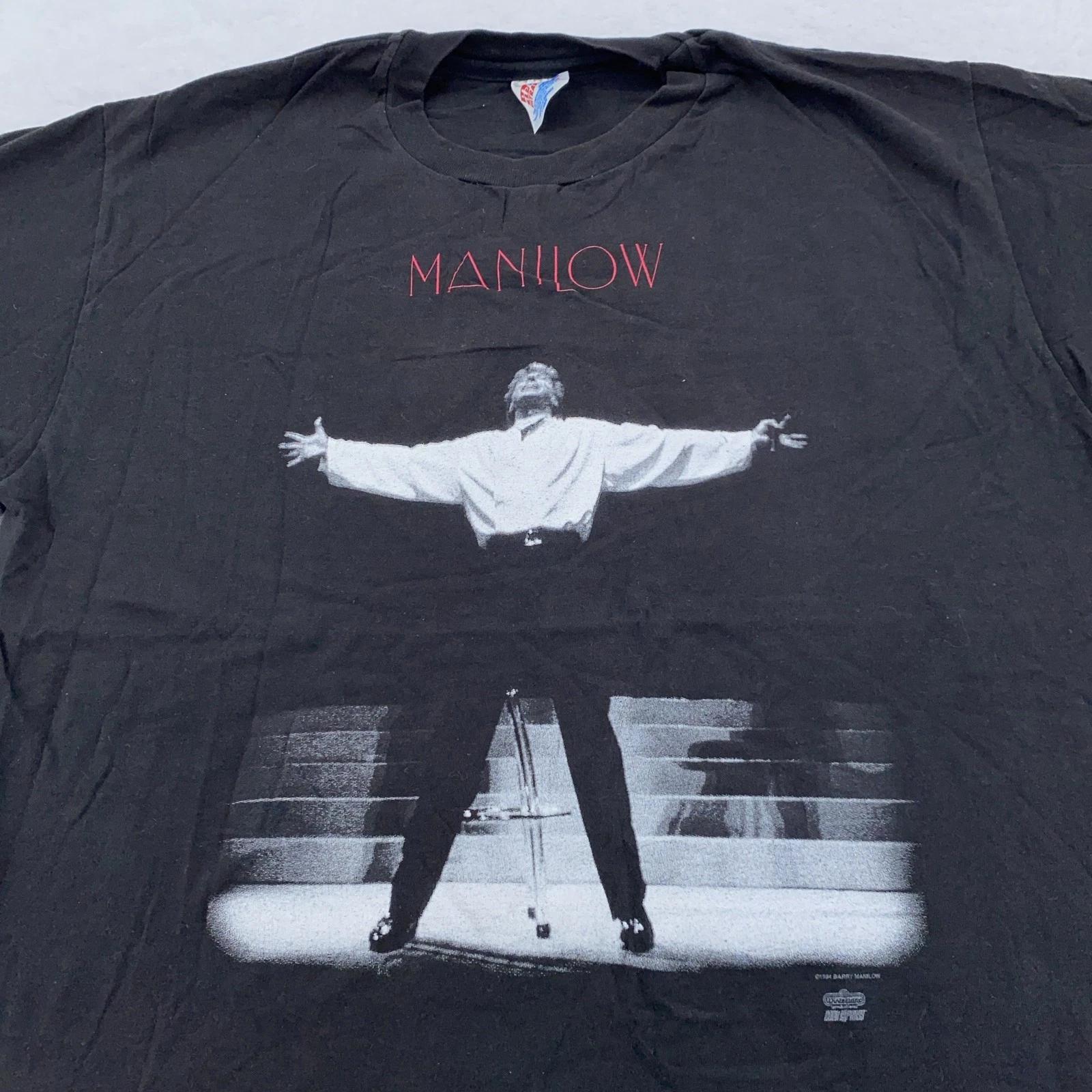 

Vintage Barry Manilow Concert Shirt Mens L/XL Tour Tee 1996 90s rock Music M