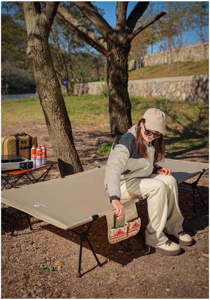 Ultra-Lightweight Folding Aluminum Camping Bed – Extra Wide for Tents & Outdoor Adventures