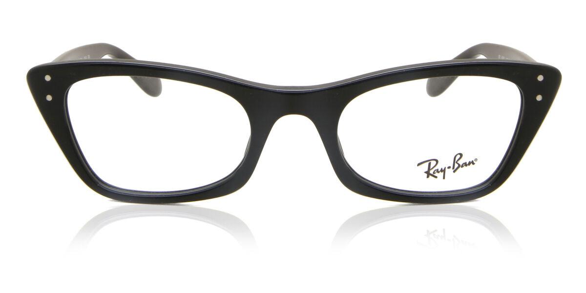 

Ray Ban Rx5499 Lady burBank 2000 Women Eyeglasses Shiny Black/49-20-140