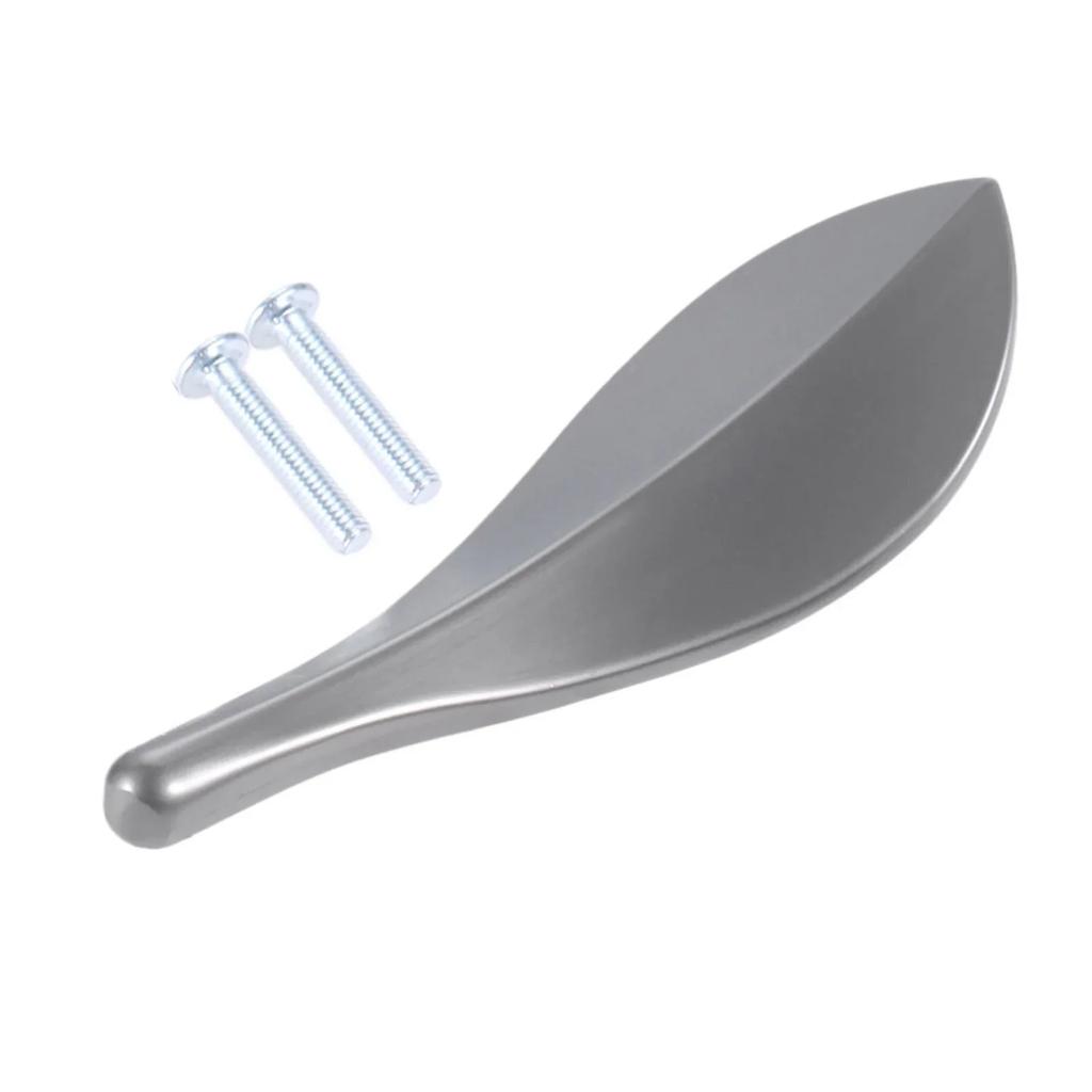 1Pc 88*31mm European Leaf Shaped Hole Pitch 29mm Cabinet Knob Door Pull Handle Furniture Dresser Kitchen Simple Handles and Knob