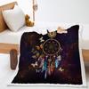 2D Digital Printed Cover Blanket Dream Catcher Animal Thickened Lamb Fleece Crystal Fleece Blanket