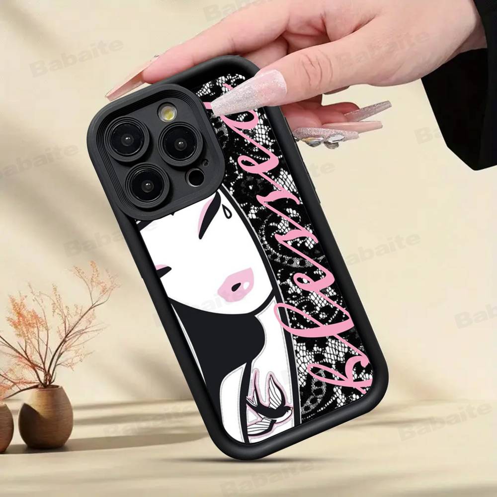 Japan Tokidoki For IPhone 17 Pro Max 16 15 14 13 12 11 Plus Black Soft Phone Cover