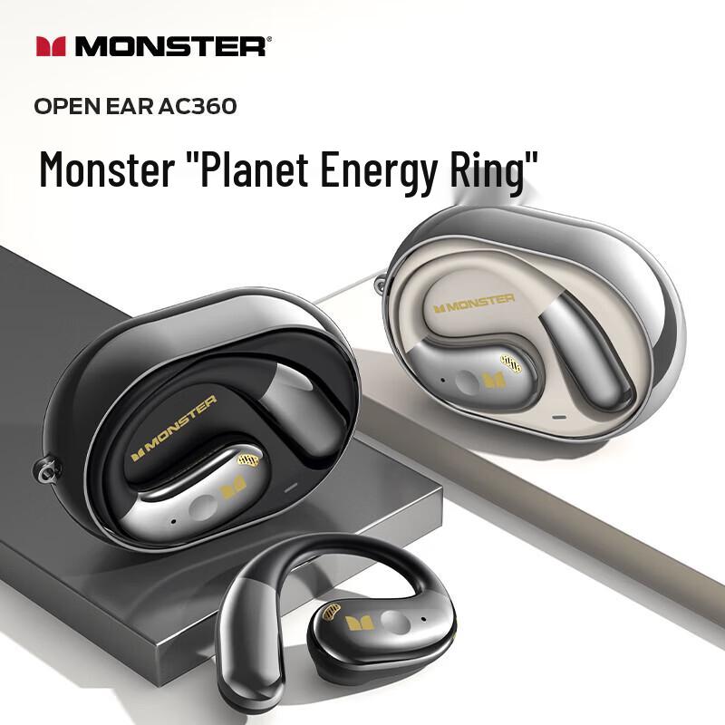 Monster AC360 Wireless Bluetooth Ear-Hook Sports Earphones