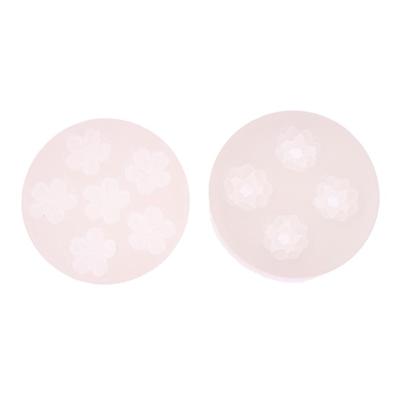 1Pc Mini Cherry Blossom Peach Blossom Silicone Mold Diy Mousse Cake Fondant Baking Tool Gypsum Glue Resin Clay Decoration Mold