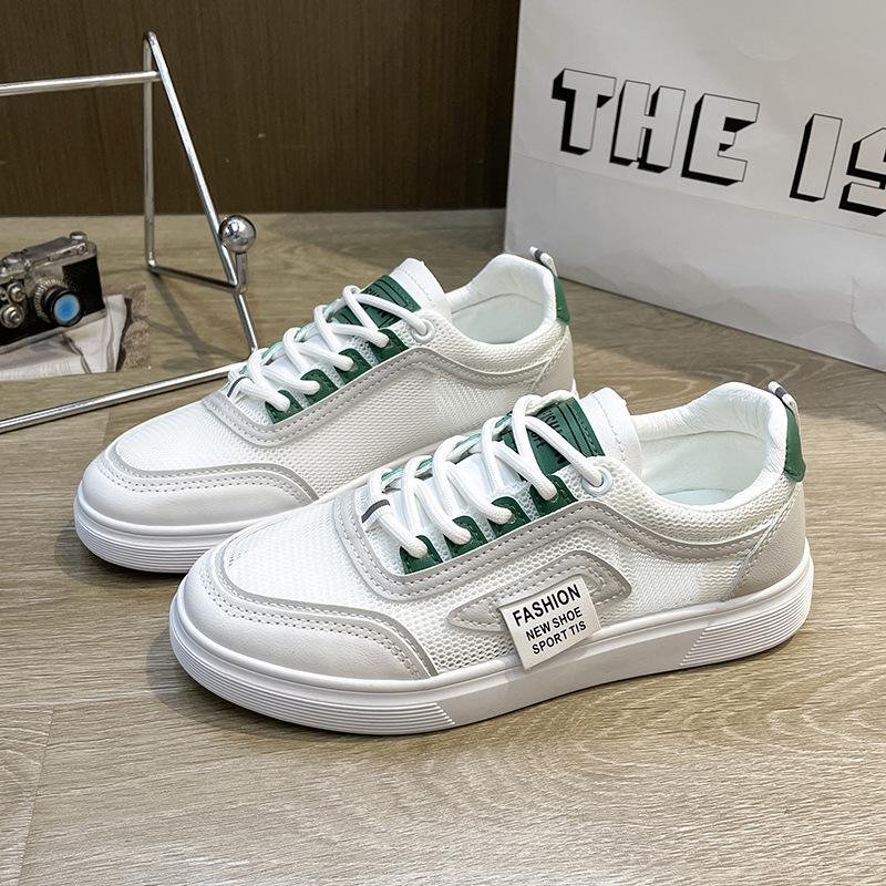 

2025 summer new mesh little white shoes breathable soft sole not tired feet thick sole versatile casual shoes women 40