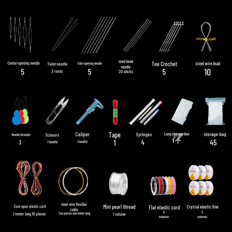 Beading Bracelet Tool Kit: Needle & Accessories for DIY Handmade Jewelry