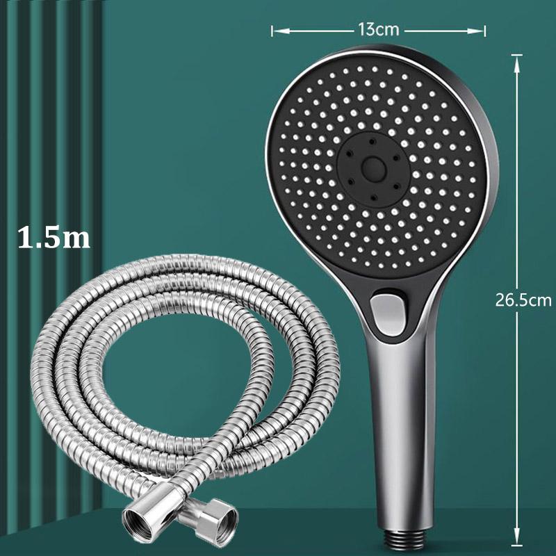 High Pressure Shower Head With Large Panel Water Outlet Super Powerful Bathroom Universal Shower Head Combination Set