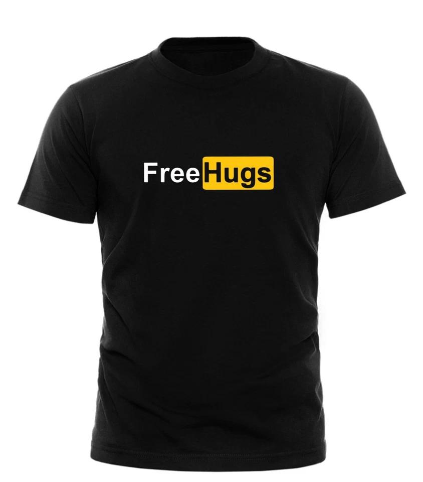 

Free Hugs T-Shirt | Funny | Adult Humour | Spoof | Novelty | Dad Jokes All Sizes XL