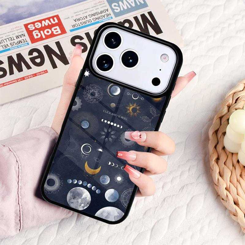Sun Moons Star Signs Celestial Phone Case For IPhone 17 16e 15 14 13 12 11 Pro Max Air Mini Soft Protective Cover
