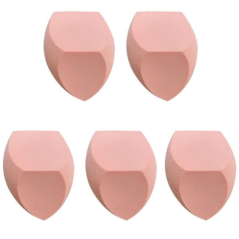 Big Size Makeup Sponge Foundation Puff 5pcs Wet Dry Dual Use Soft Makeup Foundation Sponge Puffs Make Up Blender Cosmetic Tool
