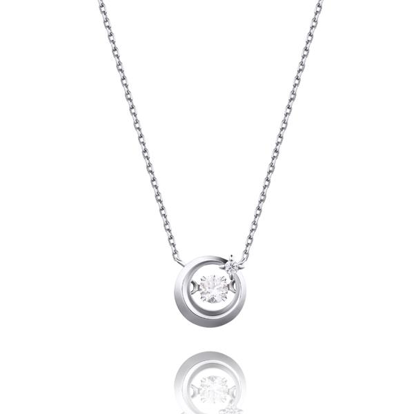 Stonehenge Dal Silver Dancing Stone Necklace N0146