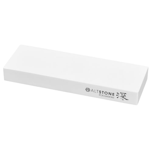 

ALTSTONE FUKAMI Whetstone [For Rough Sharpening] Rough Whetstone, 300 Grit, Compact Size, Ceramic Whetstone for Knives, Made in Japan (Rough #300 Wh