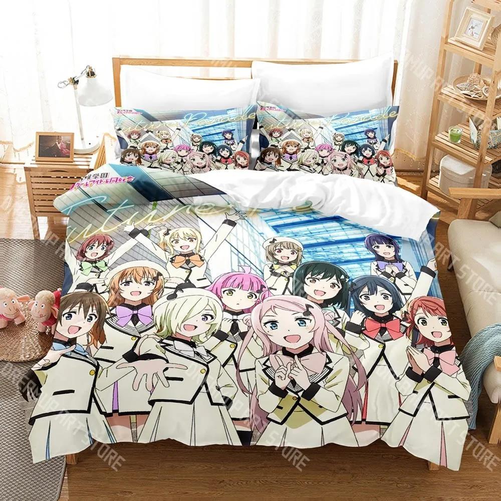 3D Print Anime Love Live! Bedding Set Cartoon Anime three-piece set Adult Kid Bedroom Duvetcover Sets