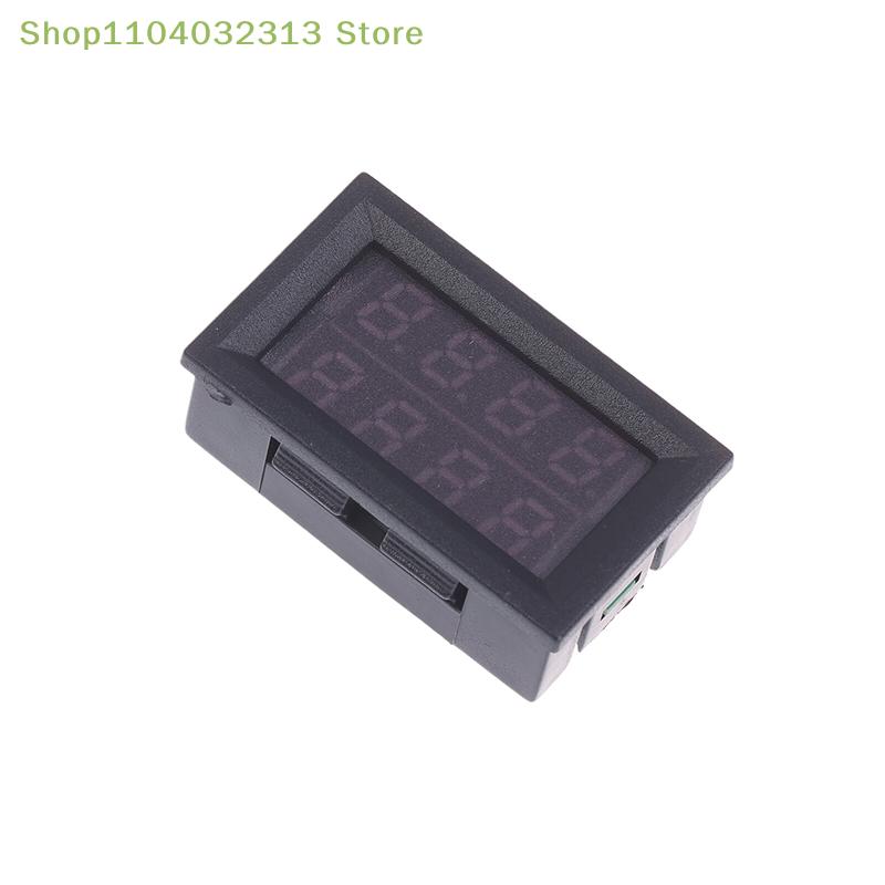 Mini Digital Voltmeter Ammeter 4-Digit 5-Wire DC 100V 10A Dual LED Display Voltage And Current Meter for Electronics