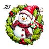 Holiday Decorations for Home Wooden Christmas Hanging Pendant, Snowman/Santa Claus/Gnome Ornament with Festive Door Plaques Hemp Rope Indoor