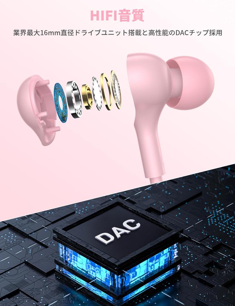 Wired Earphones with Magnetic Compatible with iPhone Google Pixel 7a Samsung Flip iPad Pro mini and Devices like Includes Remote Control for Perfect