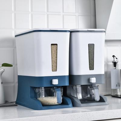 Distributeur de riz et de céréales 12 kg sans BPA HIPS, rechargeable facilement et rapidement