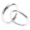 2Pcs/set Engagement Wedding Ring Promise Rings for Couples High Polished