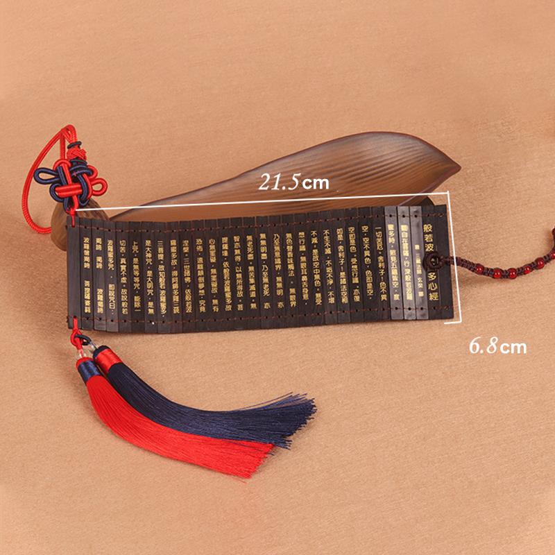 Car Rearview Mirror Pendant Creative Bamboo Scripture Safe Symbol Ornaments Hanging Chinese Knot Tasse Auto Interior Decoration