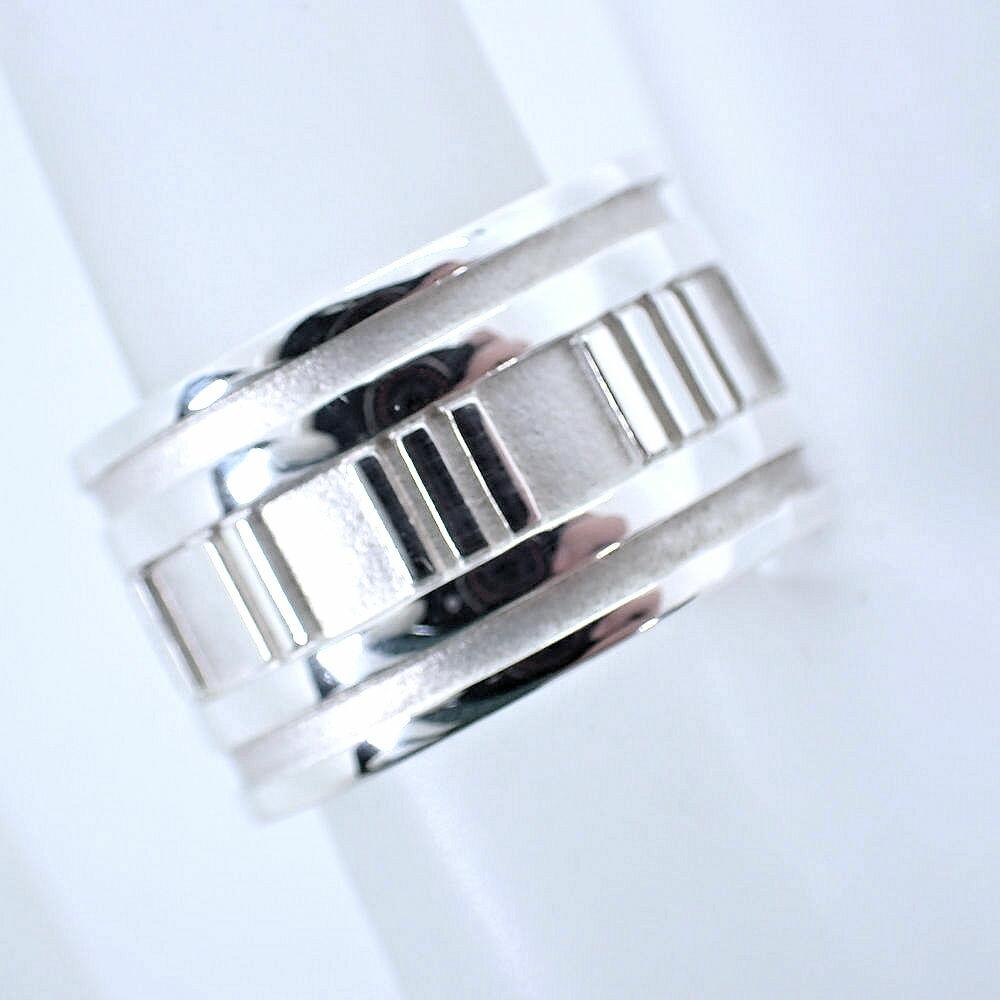 [Pre-owned] TIFFANY 925 Atlas Wide Ring / Size 9.5 / J7-8