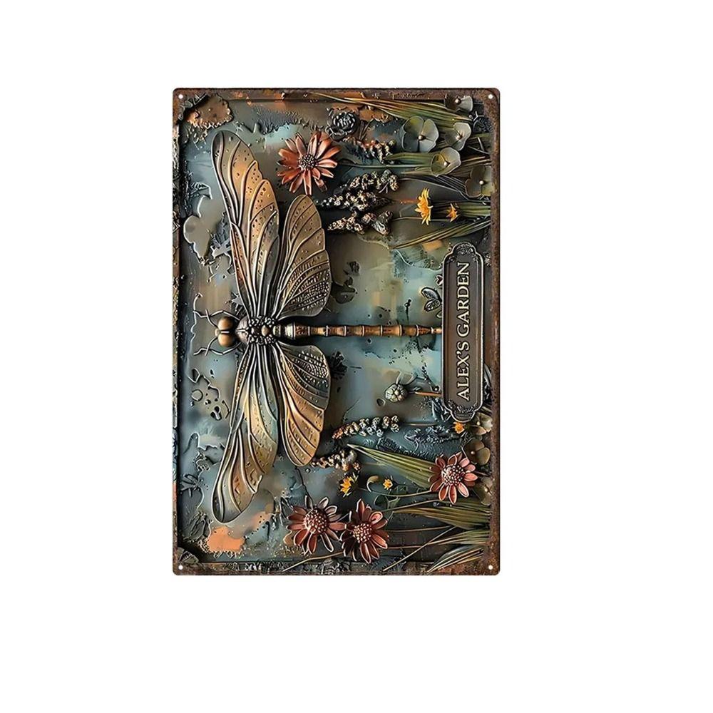 Metal Poster Chicken Easter Eggs Kitchen Decor 20x30cm