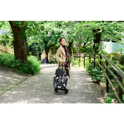Rep Cocoro Shopping Carry Cart, Standard Type, 40L, Solid Black, 545515