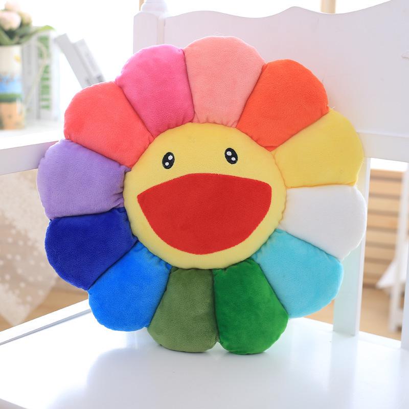 Sunflower Throw Pillows & Seat Cushions for Kids & Girlfriend - Holiday Backrest & Toys