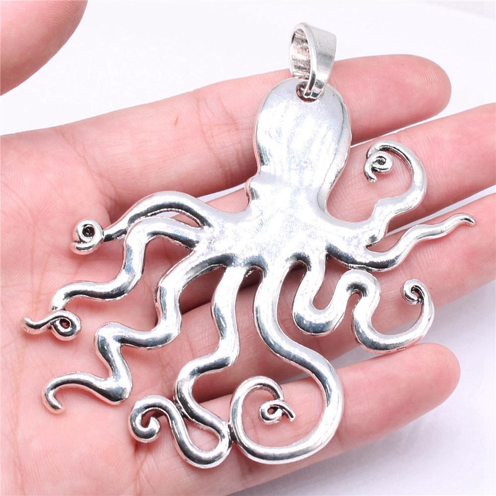 Octopus Seahorse Crab Shrimp Marine Life Charm Antique Bronze Zinc Alloy Jewelry Making Supplies Couple Style