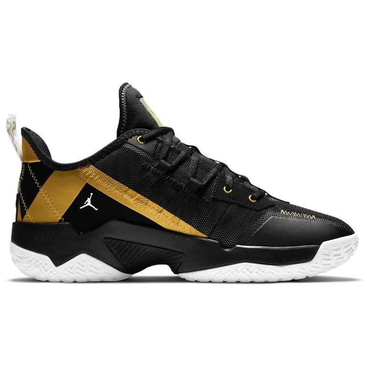 New JORDAN Westbrook One Take 2 Pf 'Black Metallic Gold' CW2458-007