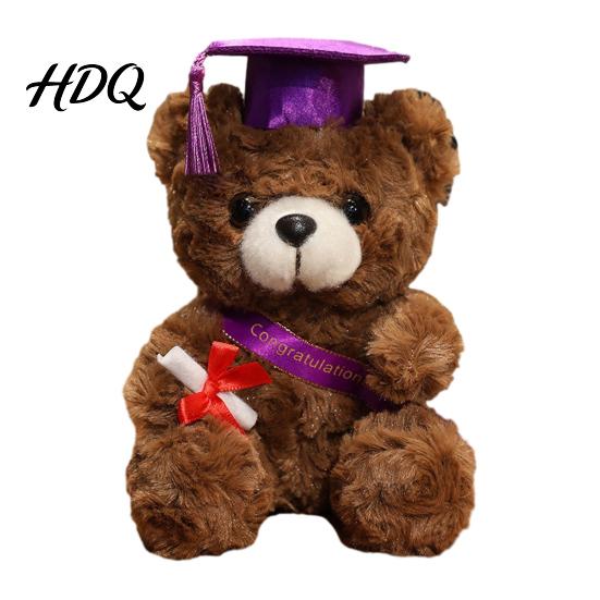 Personalized Stuffed Animal Gift Graduation Gifts 2026 for Her 7-Inch Teddy Bear Soft Celebration Plush Mascot College High School Grade Keepsake