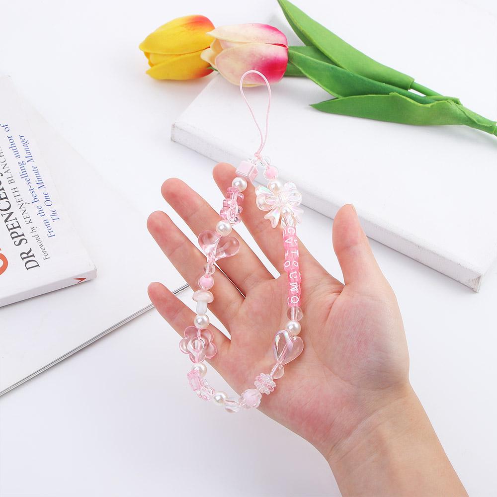 Phone Hanging Rope Short Rope Pendant Mobile Phone Straps Hand Strap Wrist Hand Lanyard Phone Charm