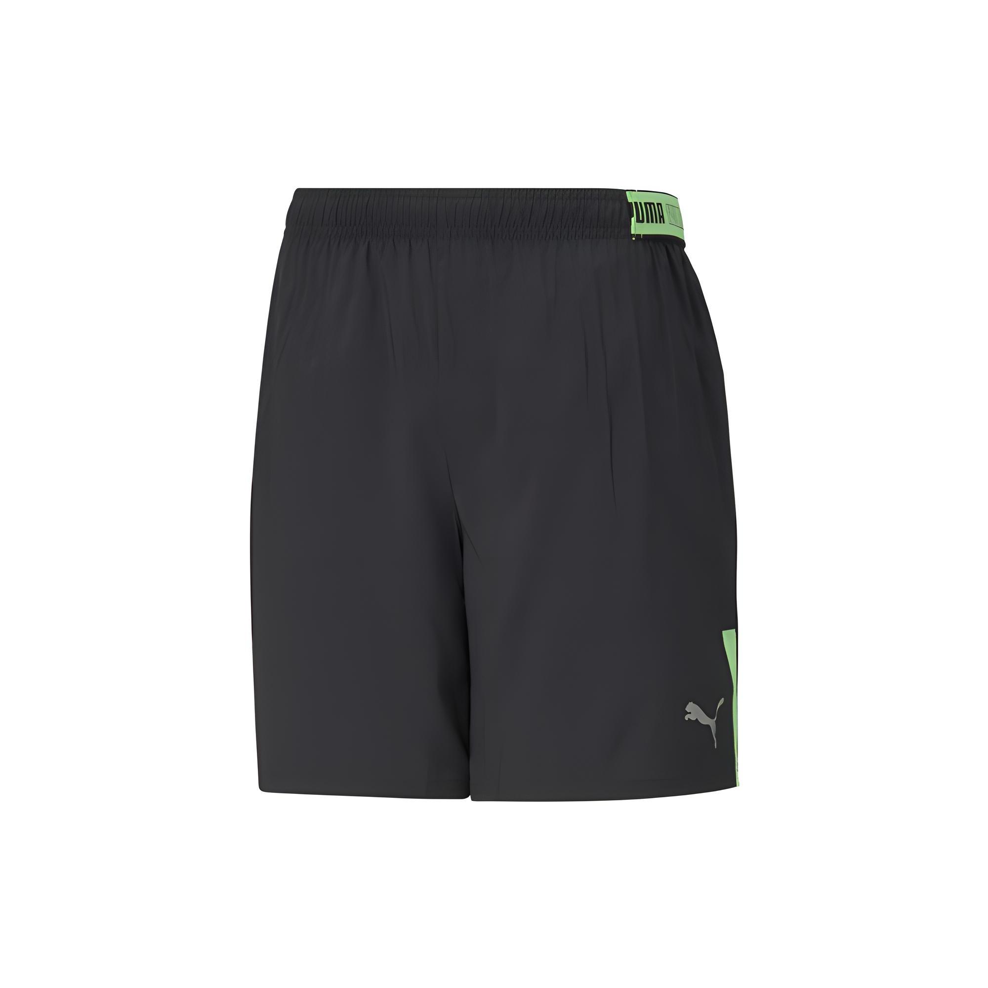 PUMA Woven 7 Running Shorts Black Men s 520222-01 S