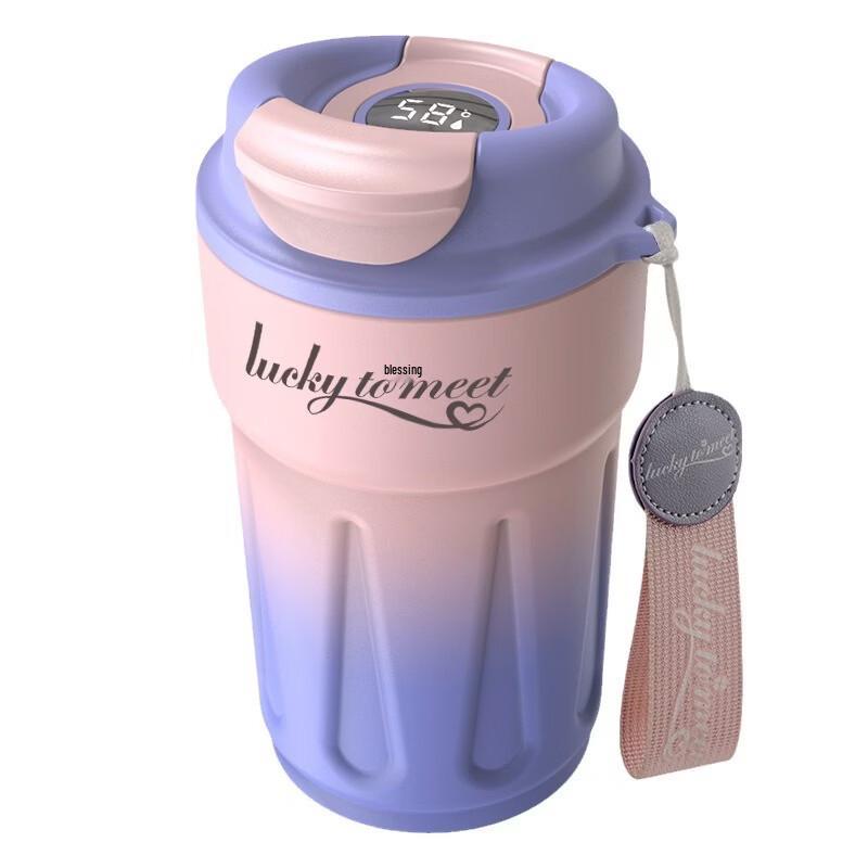 Xihe Smart Temperaturdisplay Isolerad Kaffemugg