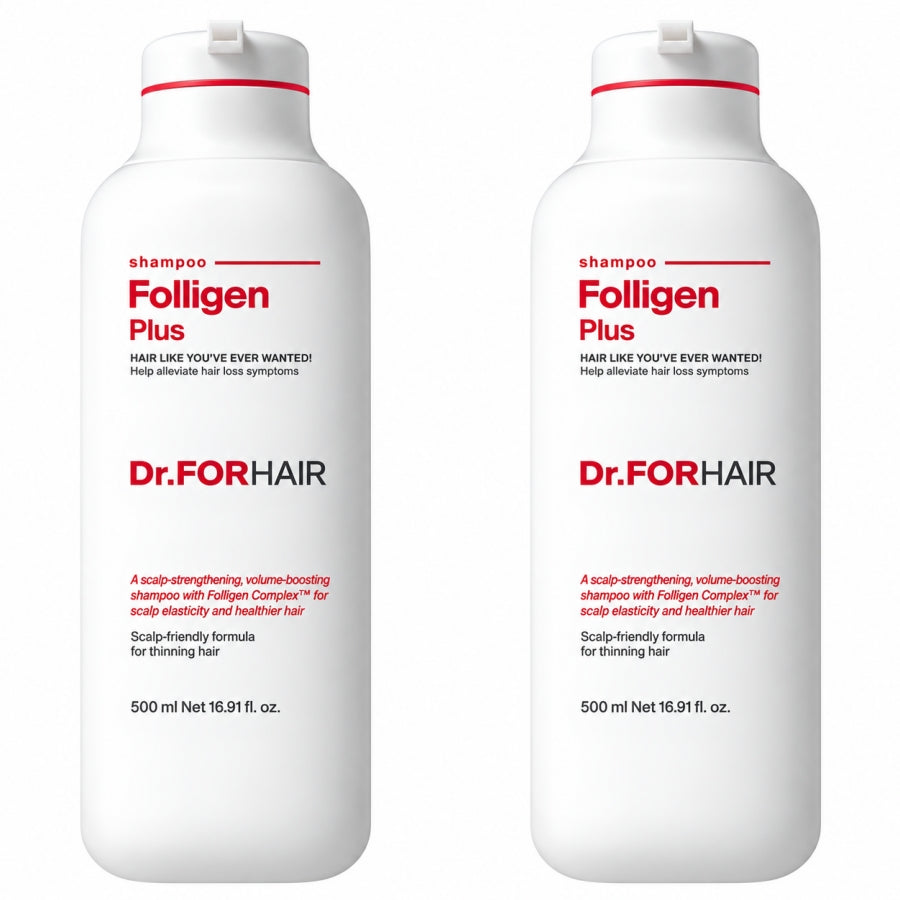 Dr.ForHair Folligen Plus Shampoo 500ml*1Pc/2Pcs