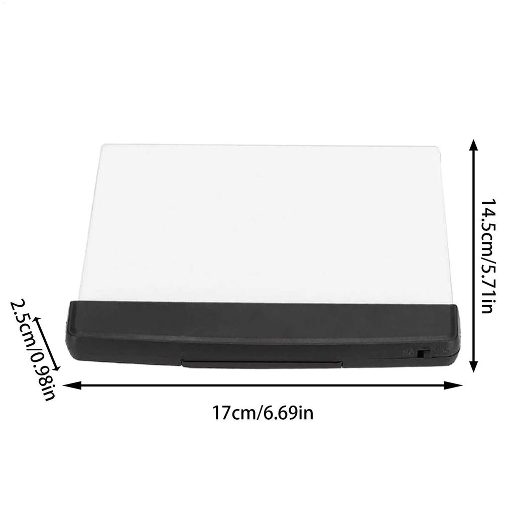 USB Powered Flat Panel Book Light Bright Eye Caring LED Reading Lamp for Bed Headboard Night Study Room Dormitory Desk No Glare
