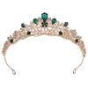 Bridal Tiara Baroque Rhinestone Simple Crystal Tiara Bridal Party Small Crown Wedding Hair Accessories