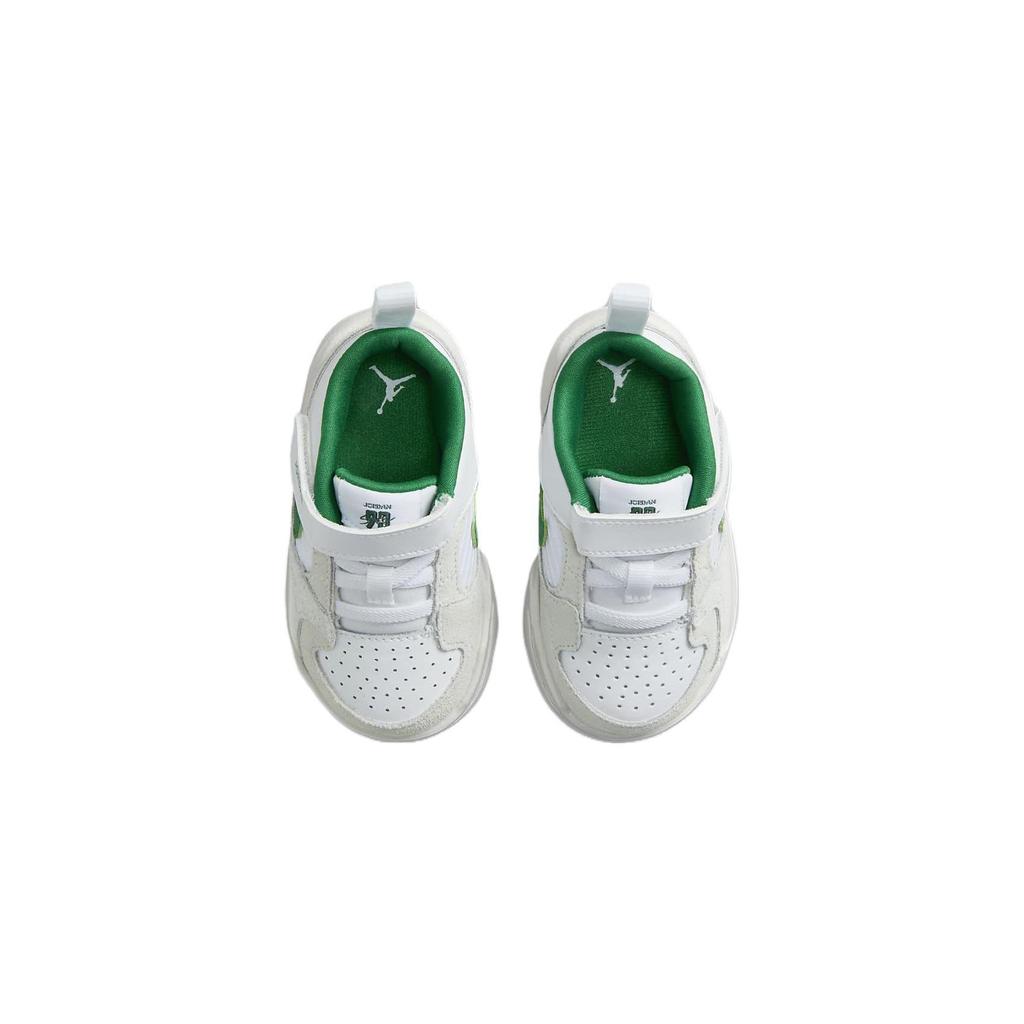 Jordan Stadium 90 Comfortable Slip Resistant Low top Toddler Shoes White Green Infant And Toddler DX4396-103