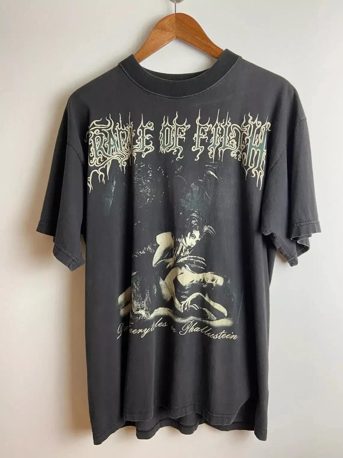 Cradle Of Filth Tshirt Cradle Of Filth Band Black Unisex T-shirt Reprint S-5XL L