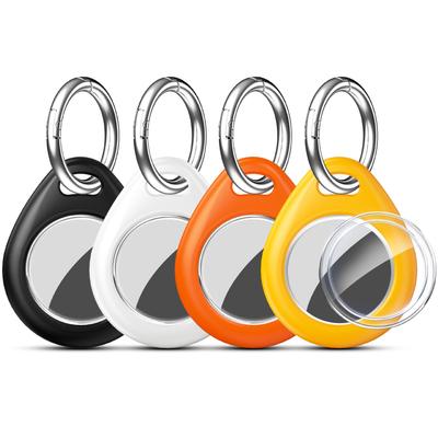 Apple AirTag Schutzhülle aus TPU, wasserdicht, mit Schlüsselanhänger