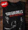 Nové Pánské bavlněné černé tričko The Goo Goo Dolls Siganture Band S-5XL