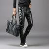 Black Stylish Men Handmade Leather Pant Motorcycle Halloween Genuine Lambskin Designer