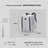 Li-Ning Simple Versatile Dirt-Resistant Lightweight Comfortable Large Capacity Multi-Scene Sports Leisure Backpack Unisex Backpack Gray ABSW197-2