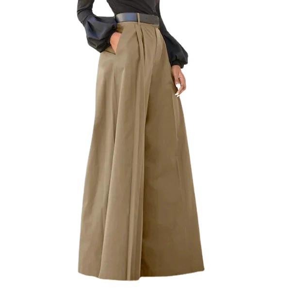 Women's High Waist Wide Leg Pants Flared Pants Fashion Elegant Party Wide Leg Pants