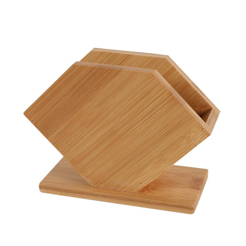 Customizable Bamboo Desktop Tissue Box Holder