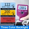 LS237 Car Paint Thickness Gauge for Auto Coating Identify Ferrous Putty Type-C Charge with Three Color and Rotatable Screen