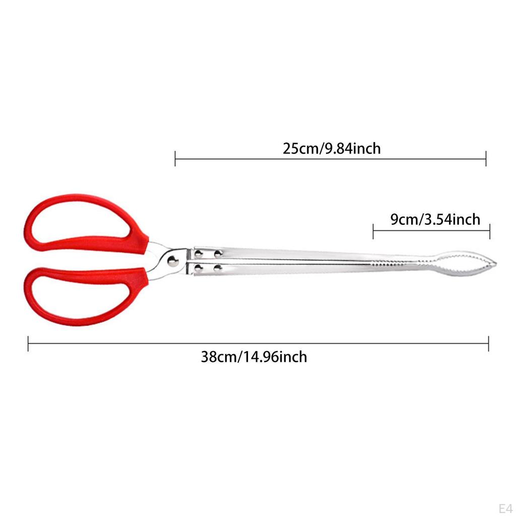 Crab Catching Tongs Made of Stainless Steel, Clip for Seafood, Suitable And Eels