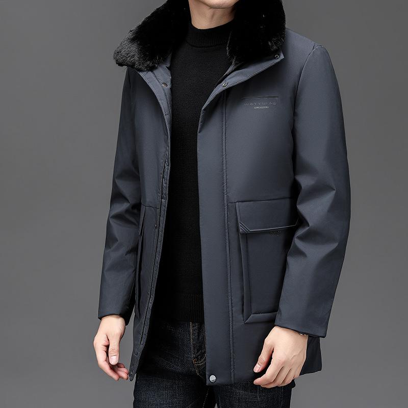 

Новая зимняя мужская хлопковая одежда, съемная, сорванная внутренняя подкладка для людей среднего и молодого возраста, повседневная мужская одежда, папа, утолщенная зимняя одежда