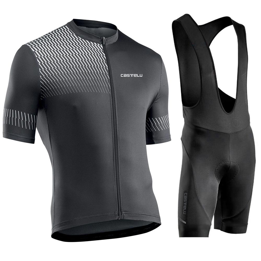 Men Breathable Bicycle Cycling Clothing Short Sleeve Mountain Bike Jersey Outdoor Sportswear Suit 2026 Summer Breathable Cycling Suit Set