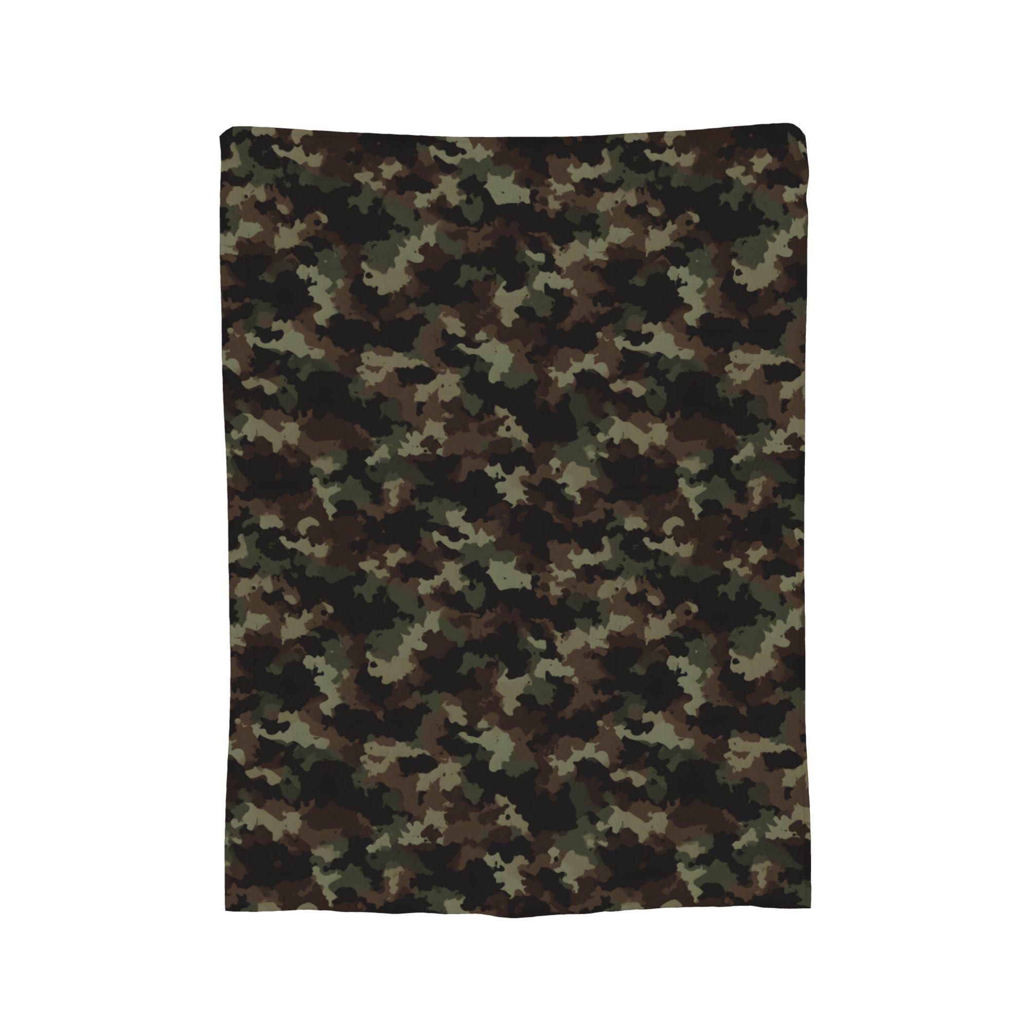 Camo Camouflage Blanket Fleece Winter Portable Ultra-Soft Throw Blanket for Bed Outdoor Bedspreads Size: 75*100cm, Weight: 230 GSM