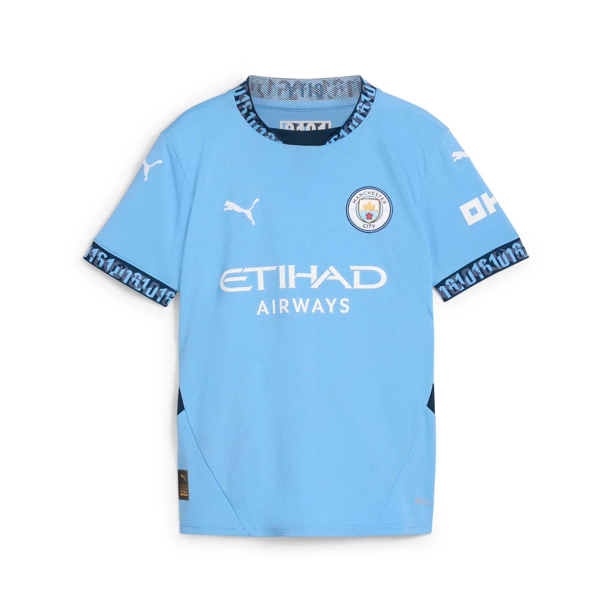 

Sporty MCFC Home Jersey Replica Jr 775078 Kids 24 Color Team Light Blue [PUMA] Fall/Winter Blue/Marine (01)